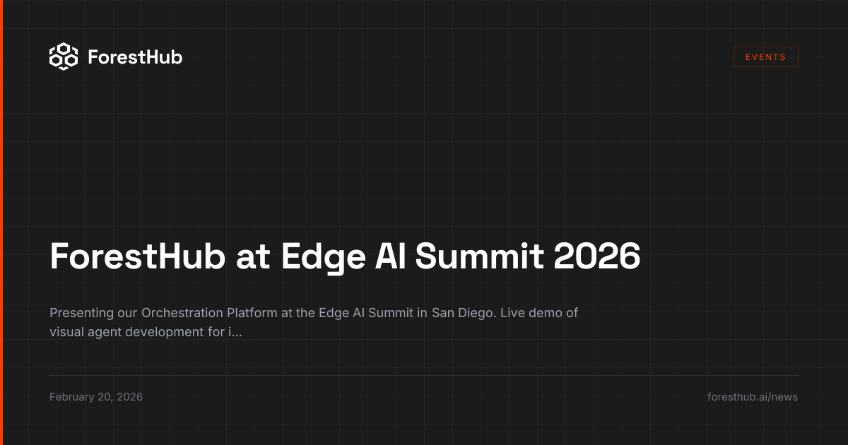 ForestHub at Edge AI Summit 2026